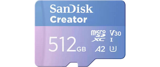 SanDisk Creator microSDXC Card 512GB