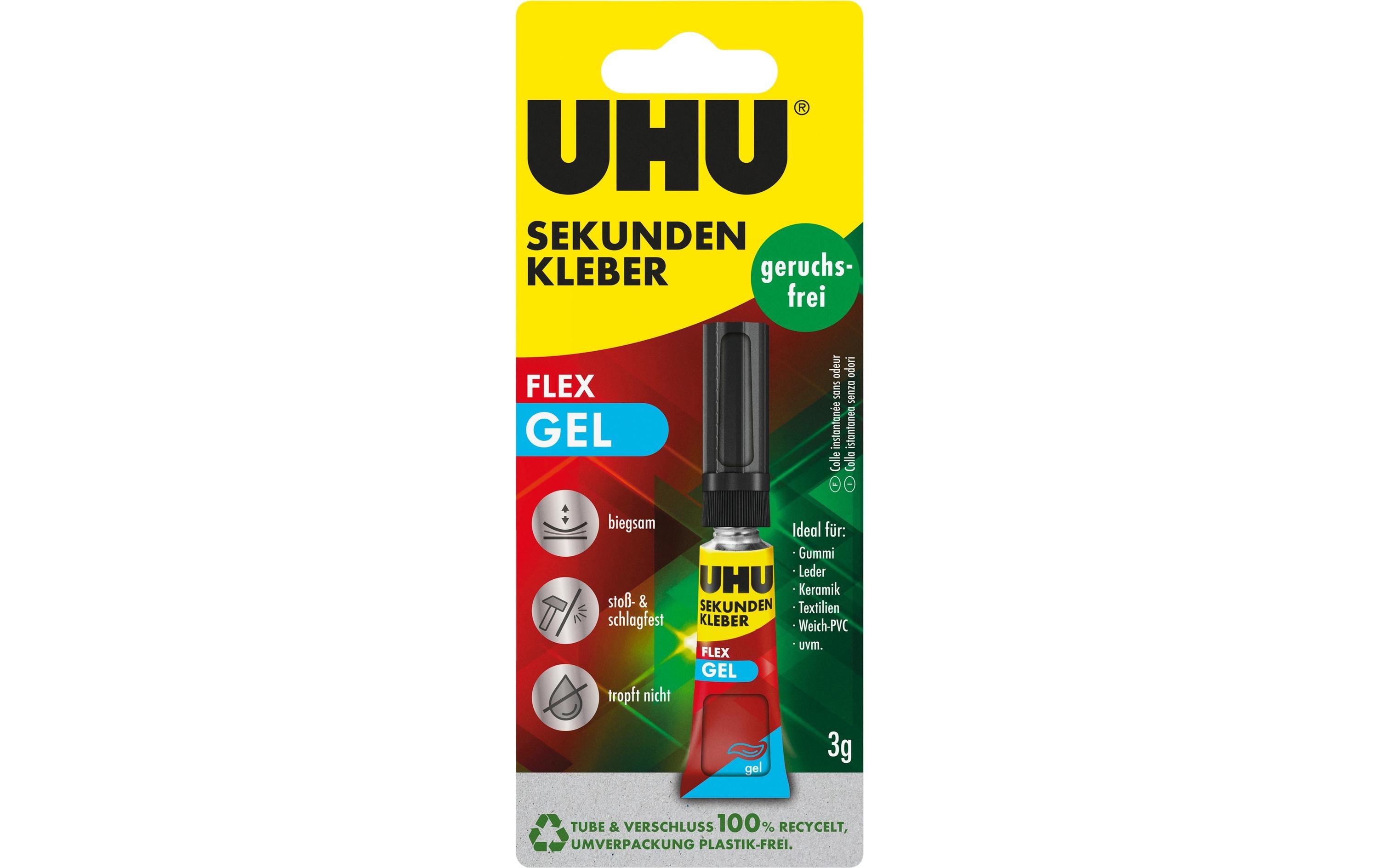 UHU Sekundenkleber Superflex, 1 Pk