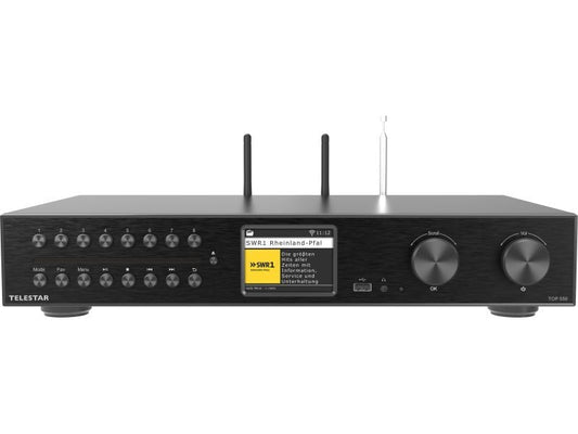 Telestar | HiFi-All-in-One-System TOP 550 | DAB+, BT 5.3, CD-Player, UPnP, USB-Rec