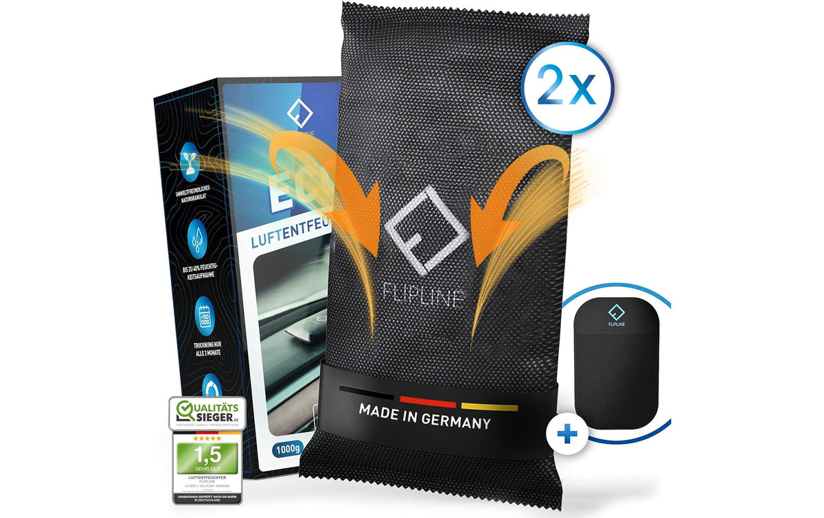 Flipline Auto Luftentfeuchter 1kg 2er Set