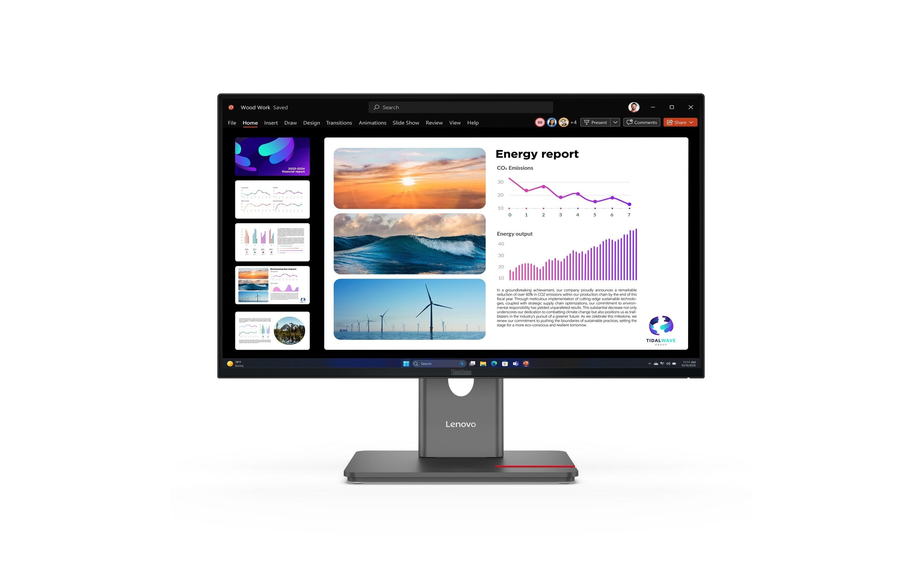 Lenovo TV P24q-40, 23.8, 16:9, 2560x1440