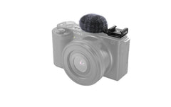 Smallrig | Cold Shoe Adapter | with Furry Windscreen for Sony ZV