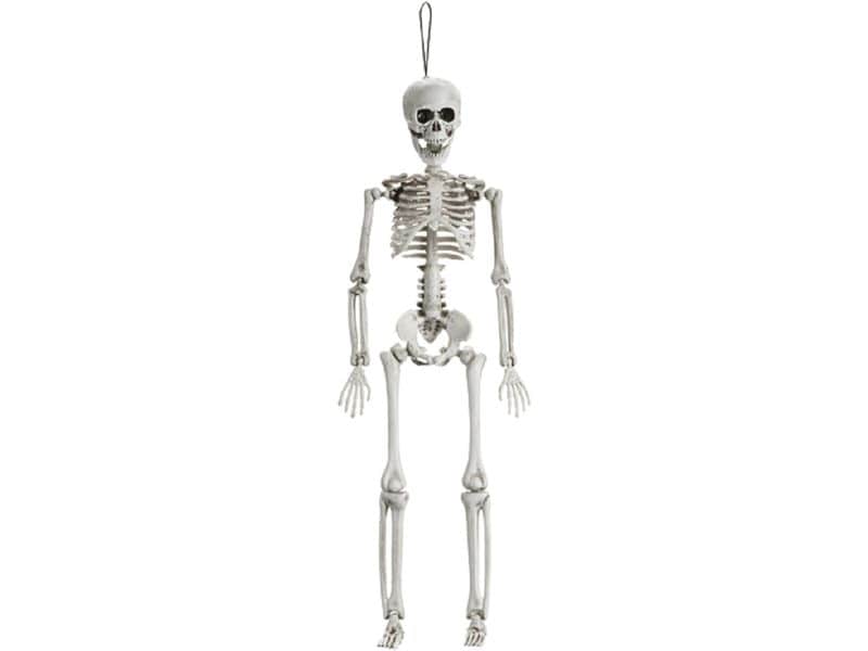 Partydeco | Skelett Ganzkörper | 40 cm, Material: 99% PP, 1% Eisen