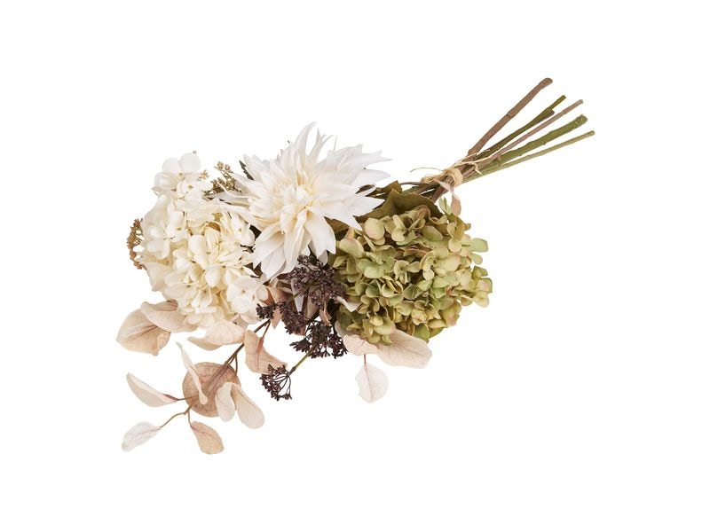 House Nordic | Kunstblumenstrauss Hortensie | 30.5x25.5x67 cm (LxBxH), Kunststoff