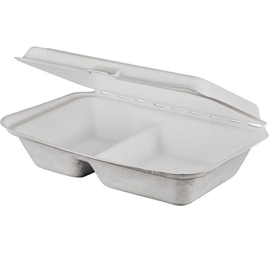 Weita | Lunchbox 2 tlg. Klappdeckel Zuckerr. | 1 Pack à 50 Stk. 25x16.2x63.2cm, Weiss