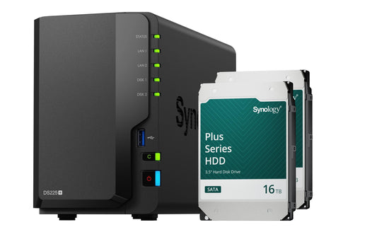 Synology DS225+, 2-bay NAS