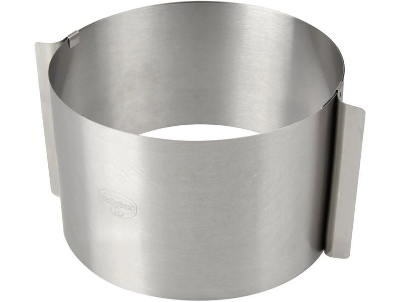 Dr.Oetker | Dr. Oetker Tortenring extra hoch 15cm | Edelstahl, verstellbar 16-30cm