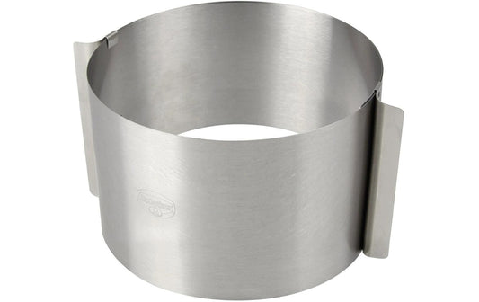 Dr.Oetker | Dr. Oetker Tortenring extra hoch 15cm | Edelstahl, verstellbar 16-30cm