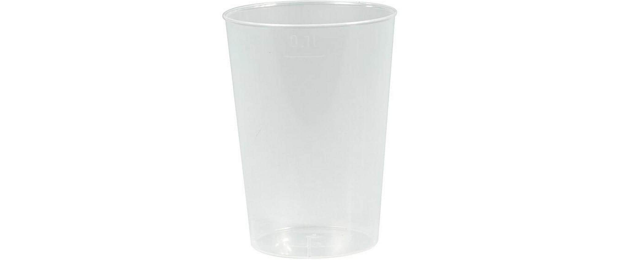 Papstar Trinkbecher transparent PP 1dl
