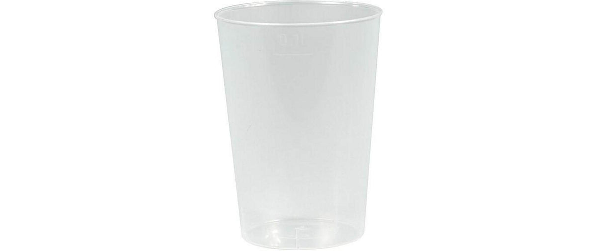 Papstar Trinkbecher transparent PP 1dl