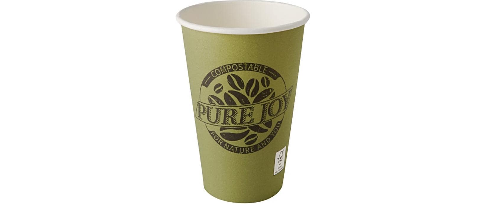 Papstar Kaffeebecher Pappe Pure Joy 3dl