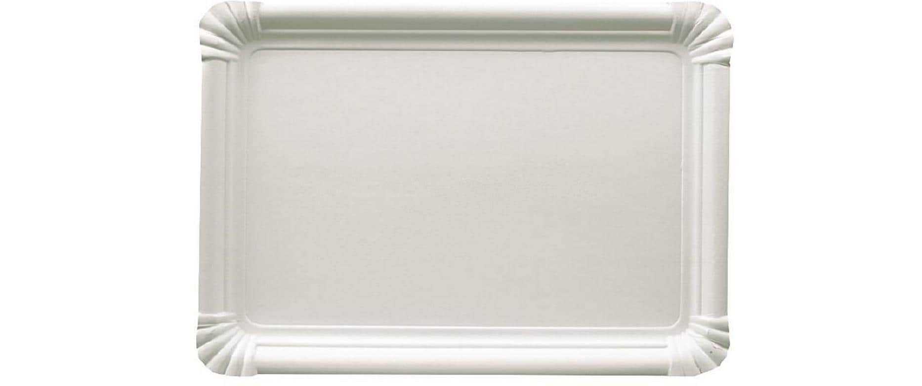 Papstar Pappteller Pure eckig 18x26cm