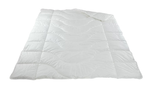 DOR | leichtes Ganzjahres-Duvet Blue Ocean | 160x210 cm, 1000 g, recyceltes Polyester