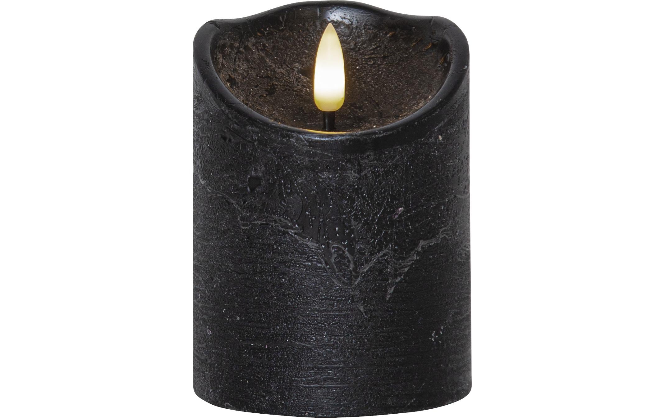 Star Trading LED Pillar Kerze Flamme Rustic