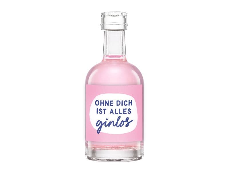 Grafik Werkstatt | Gin 50ml | Ohne dich ist alles ginlos