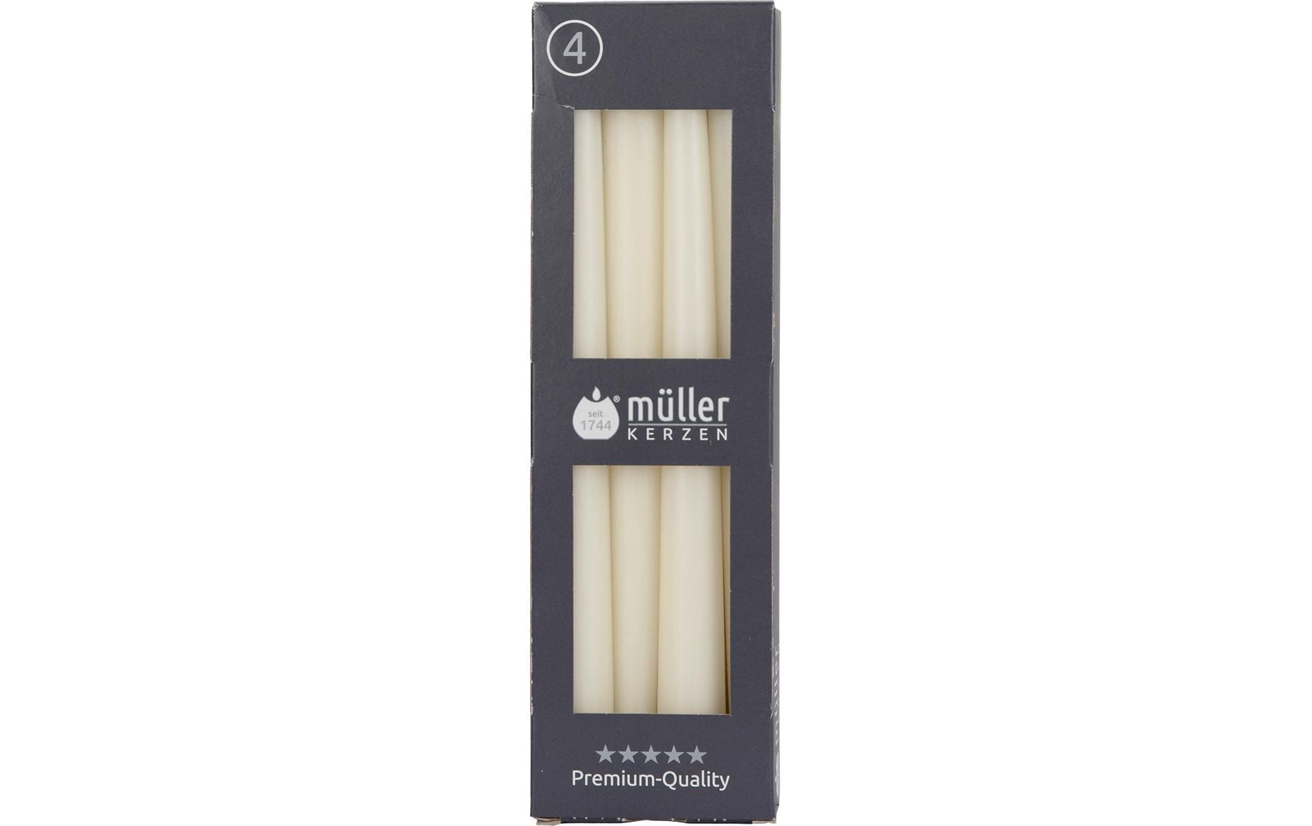 Müller Spitzkerzen glatt, 4 St.