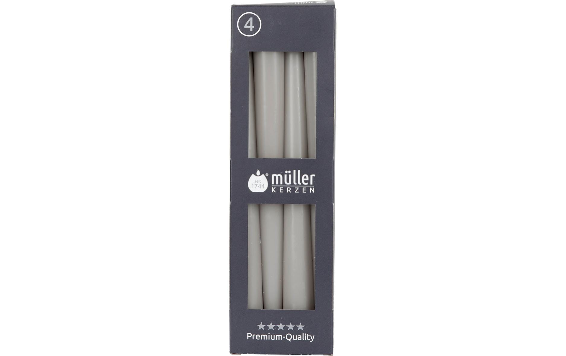 Müller Spitzkerzen glatt, 4 St.