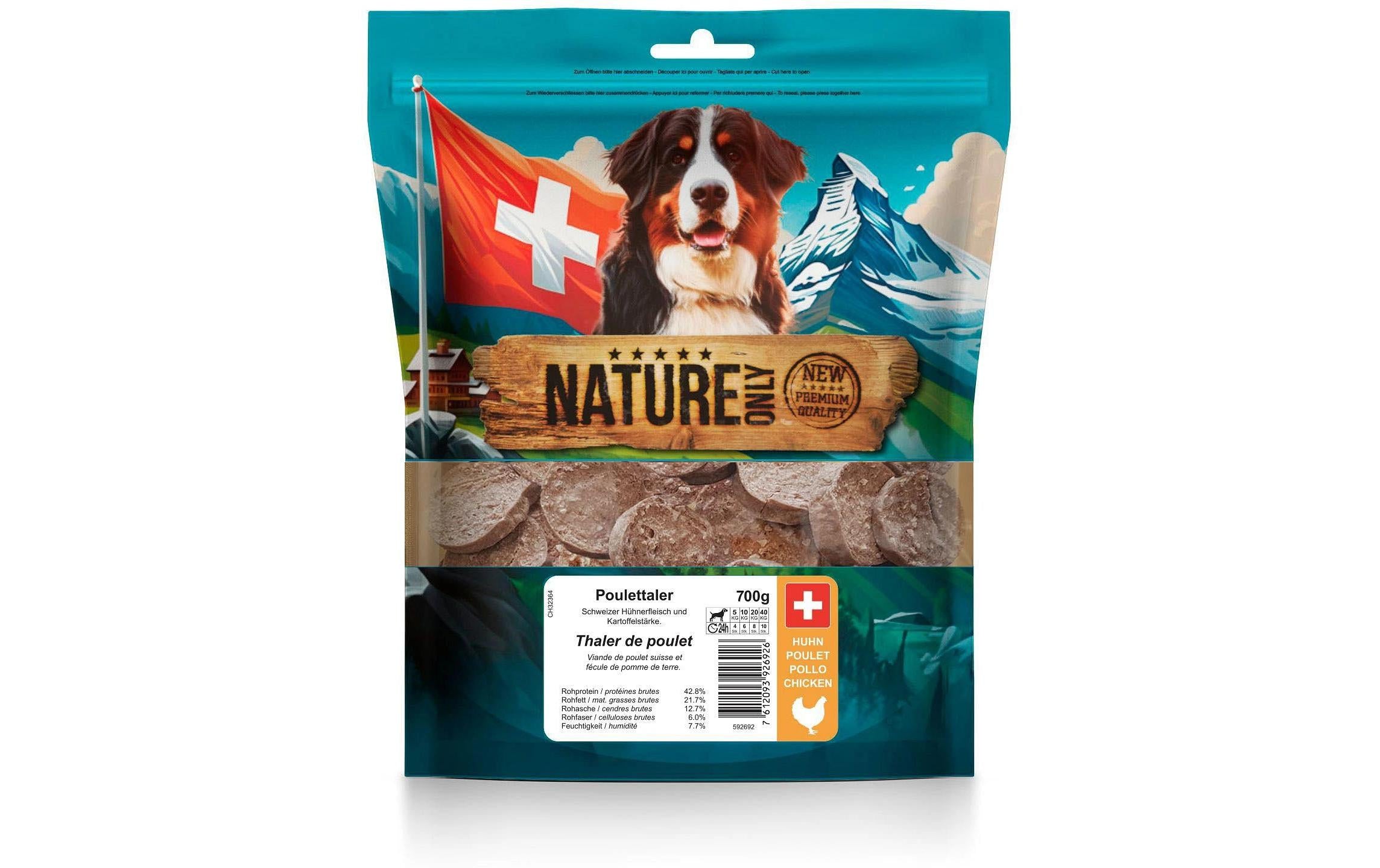NatureOnly Poulettaler 700g