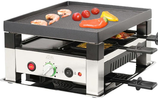 Solis 7910 Raclette & Pizza Grill 4er
