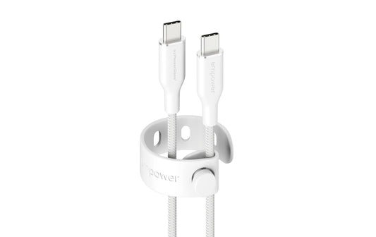 emPower by PanzerGlass | emPower USB-Kabel C-C, 60W, 2.0m, weiss | USB 2.0, 60W, PD3.0