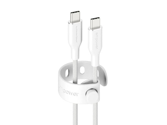 emPower by PanzerGlass | emPower USB-Kabel C-C, 60W, 2.0m, weiss | USB 2.0, 60W, PD3.0