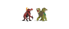 Schleich Feuersaurier vs. Dschungelechse