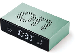Lexon | Digitalwecker Flip Premium | LCD, inkl. USB-C Ladekabel, Mint