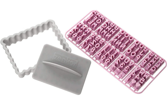 Zenker Ausstecher Set Buchstaben