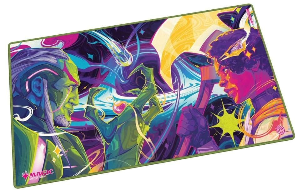 Playmat MTG EoE Haliya and Tezzeret