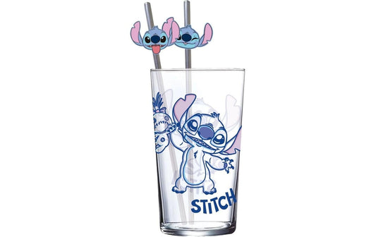 Stor | Lilo & Stitch Glass Stitch 485 ml | Glas, 485 ml