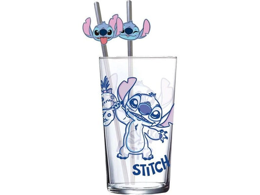 Stor | Lilo & Stitch Glass Stitch 485 ml | Glas, 485 ml