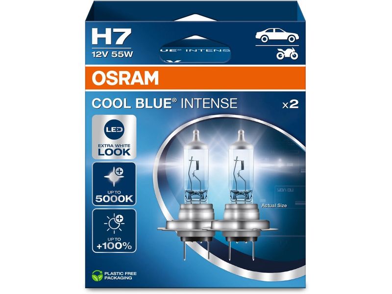 OSRAM | Cool blue intense H7 Duobox | 12V 55W PX26d