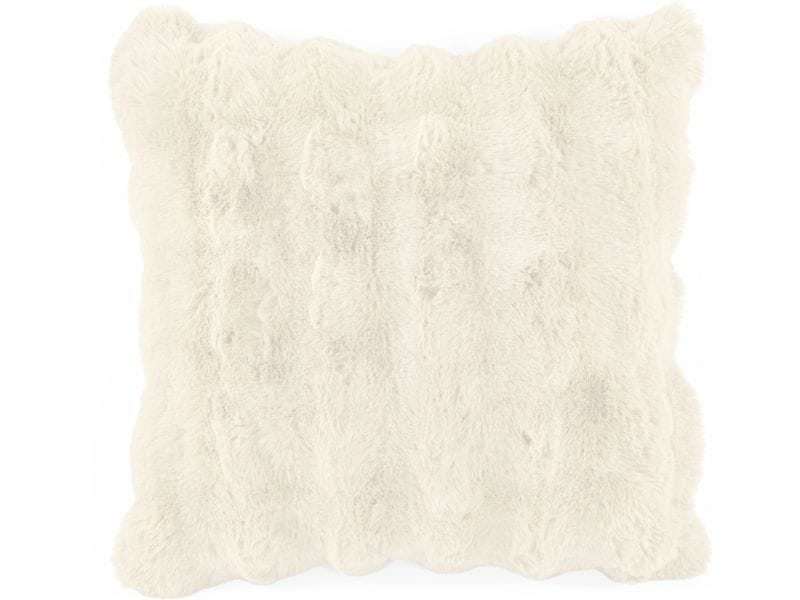 Tiseco | Kissen Bubble Rabbit Stripe 45x45 cm | gefüllt, elfenbein
