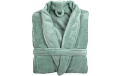 Tiseco Bademantel COSY unisex grün S/M