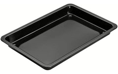 Dr.Oetker | Dr. Oetker Back-/Pizzablech | Stahlblech schwarz, 42x29x4cm