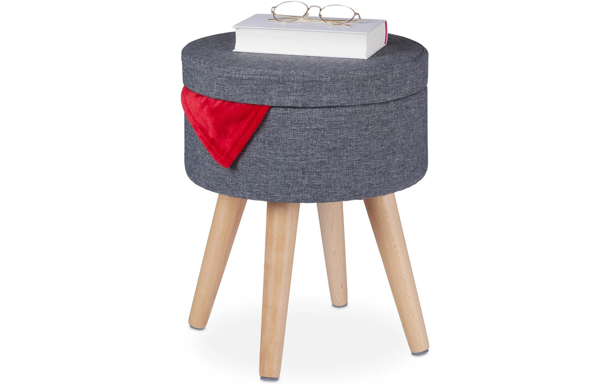 relaxdays Sitzhocker mit Tischfunktion