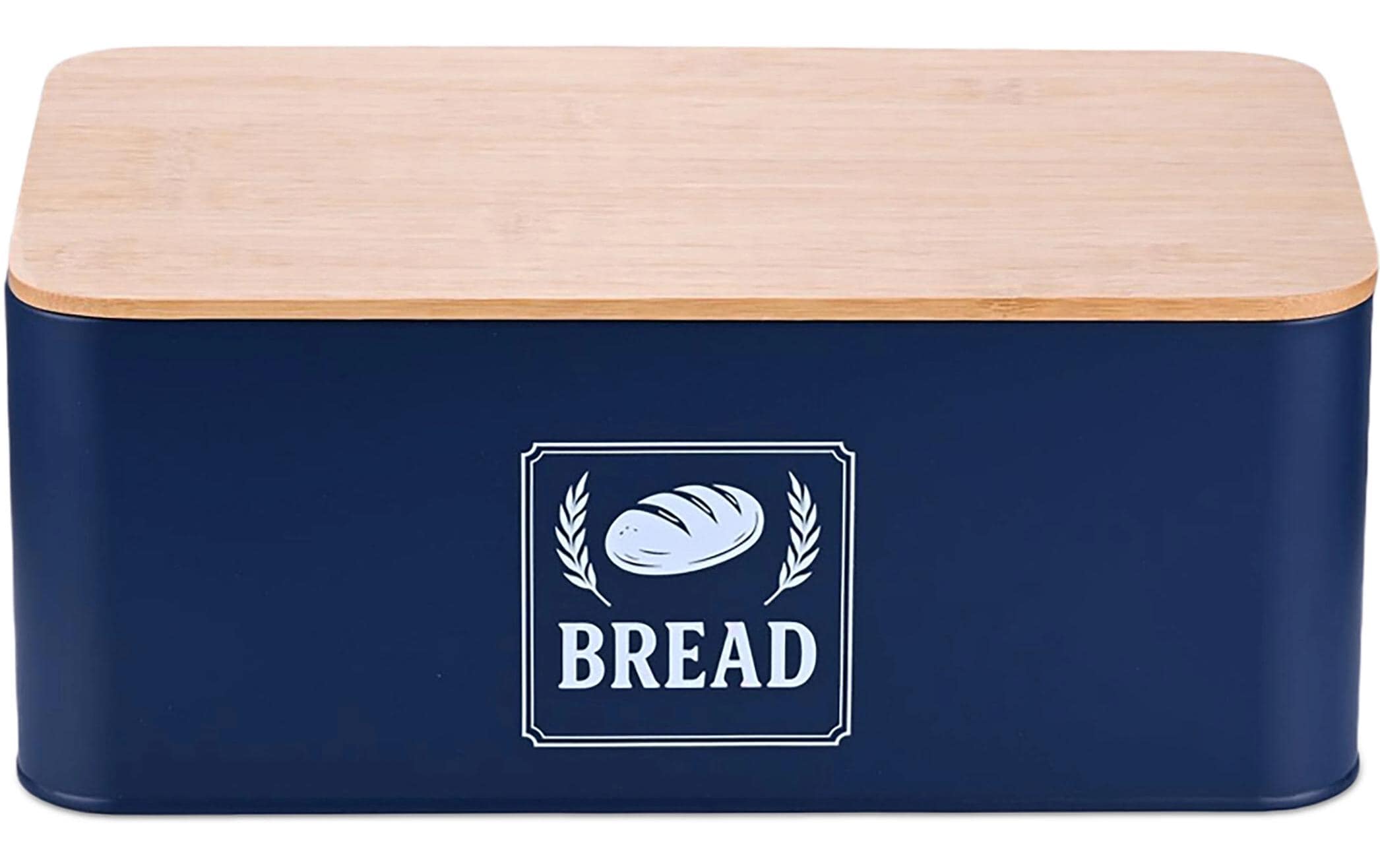 relaxdays, Brotkasten Retro Blau