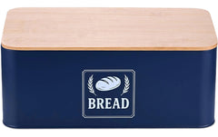 relaxdays, Brotkasten Retro Blau
