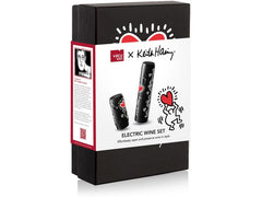Vacuvin | Keith Haring Elektrisches Weinset | 2-teilig