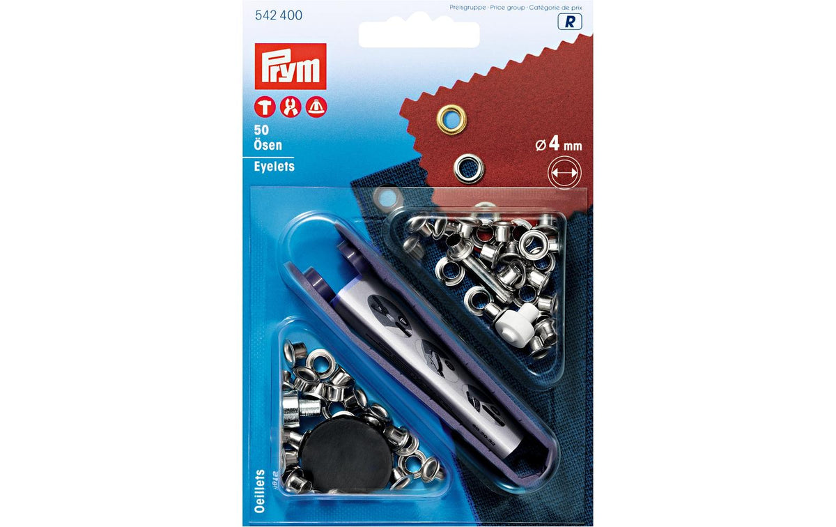 Prym Ösen silber