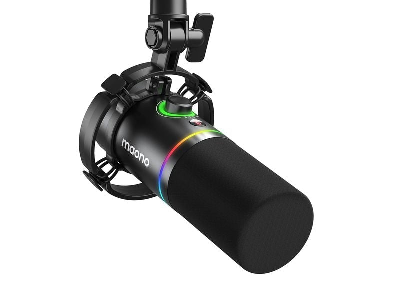 Maono | Mikrofon PD200X Schwarz | USB, XLR, inkl. Spinne