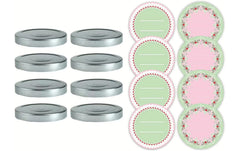 Dr. Oetker Marmeladendeckel Set Silber