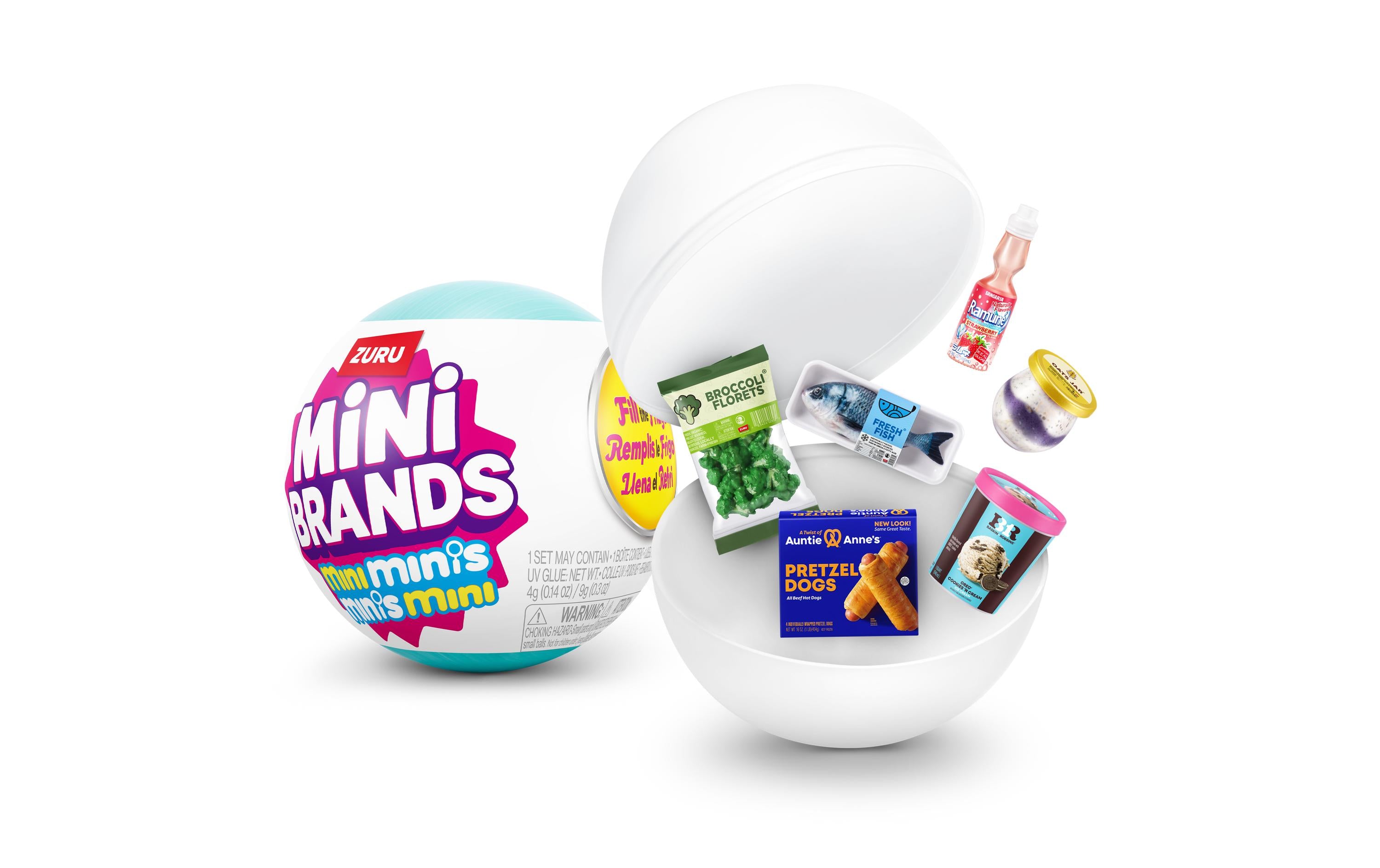Mini Brands Fill the Fridge