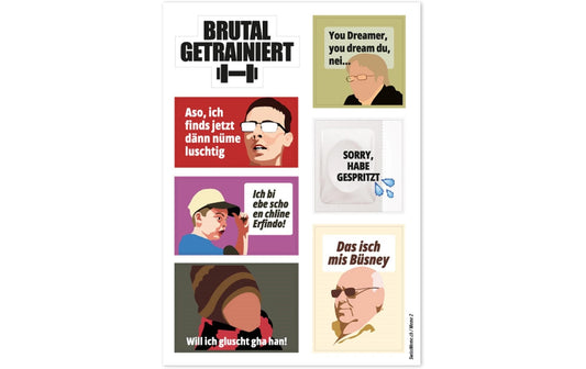SwissMeme Stickerbogen