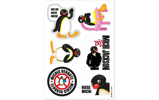 Swissmeme | Stickerbogen | SwissMeme Michi, 10.5 x 14.8 cm