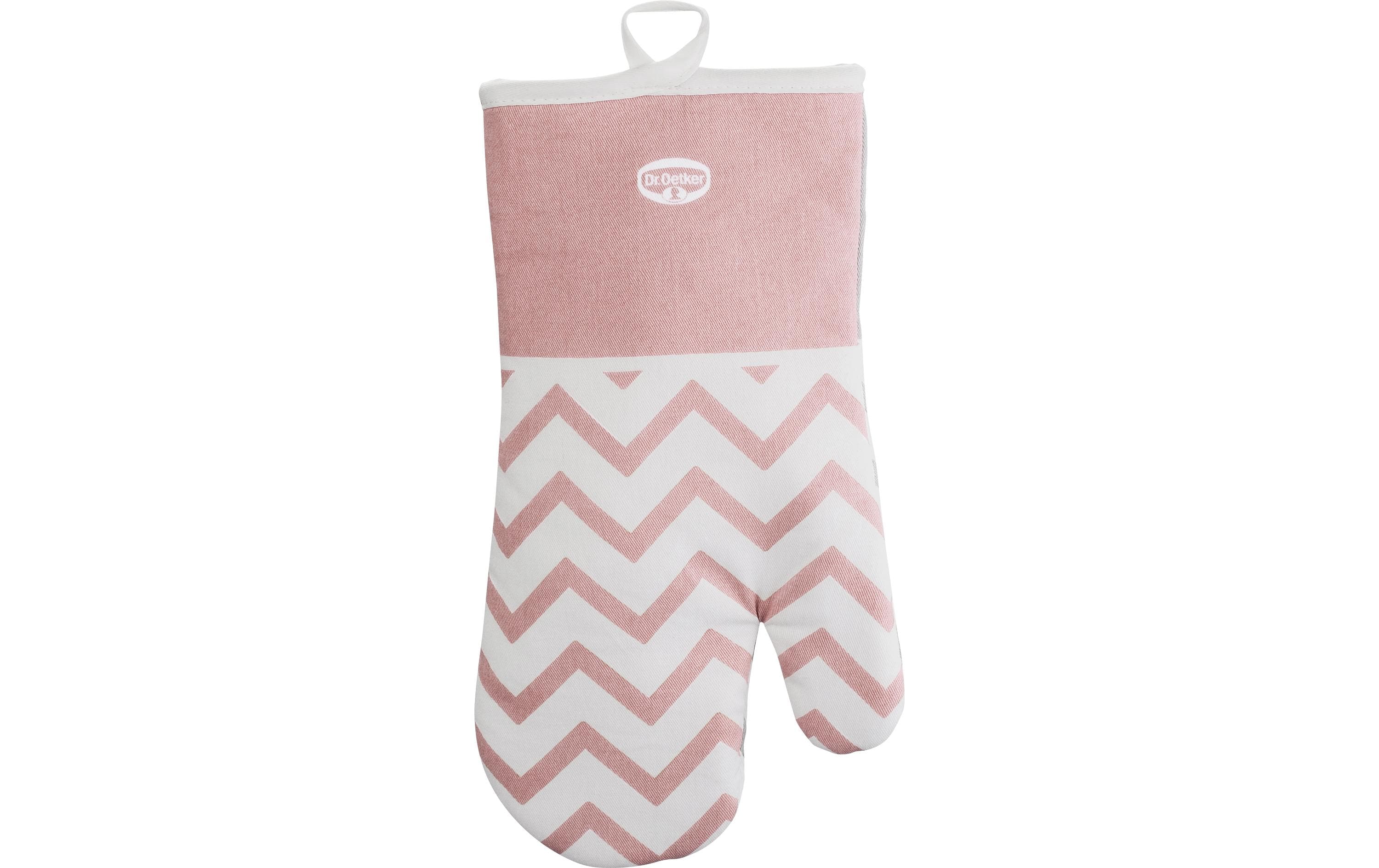 Dr. Oetker Backhandschuh rosa/grau