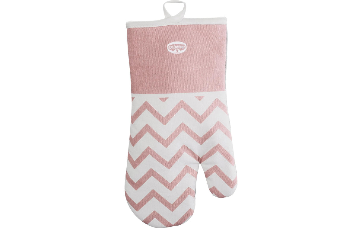 Dr. Oetker Backhandschuh rosa/grau