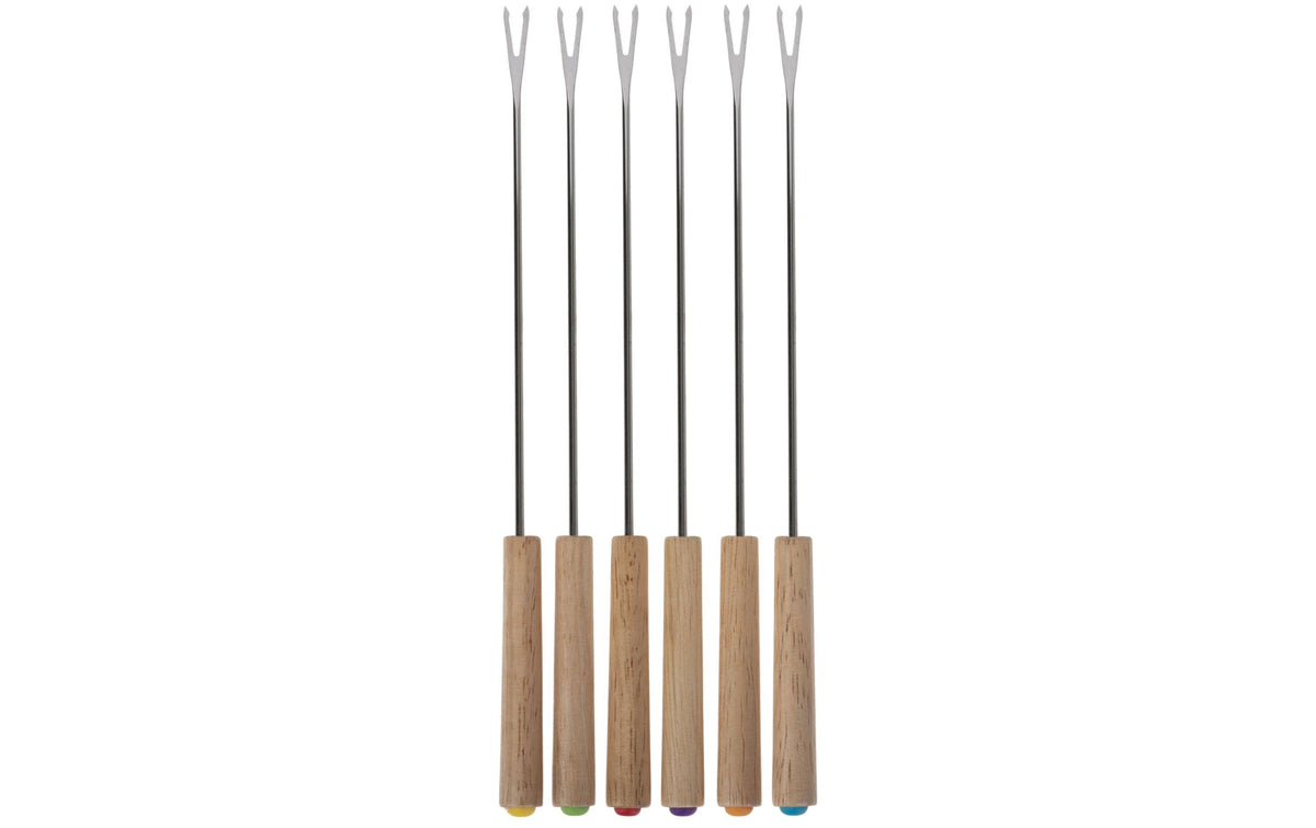 COCON Fleischfondue Gabel Holz 24cm