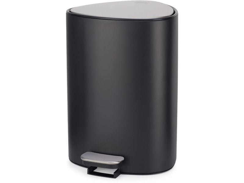 Joseph Joseph | EasyStore 5l Badezimmereimer | Metallic Grey, Inhalt 5 Liter