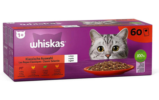 Whiskas 1+ Kalssische Auswahl in Gelee